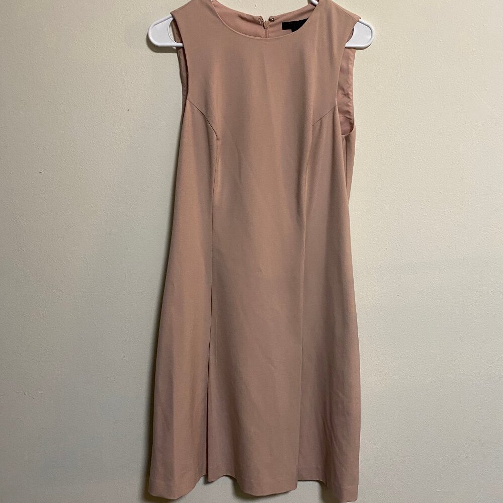 The Limited Dusty Pink Sheath Dress Stretch Fabric Office Work Business EUC Sz 6